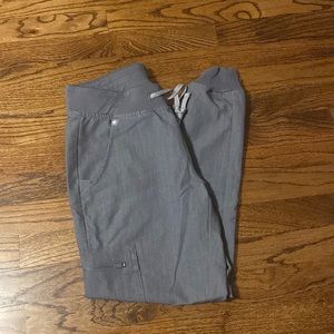 Figs Jogger Scrub Pants, women size XS/P in graphite